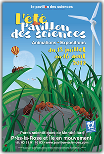 L'été au Pavillon des sciences::<br />Du 15 juillet au 16 août 2019 14h à 18h