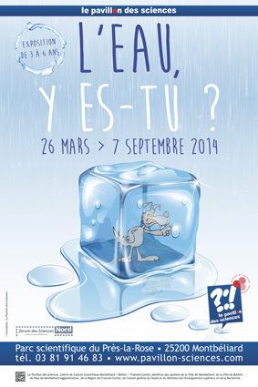 Affiche Exposition L'eau y es-tu ?