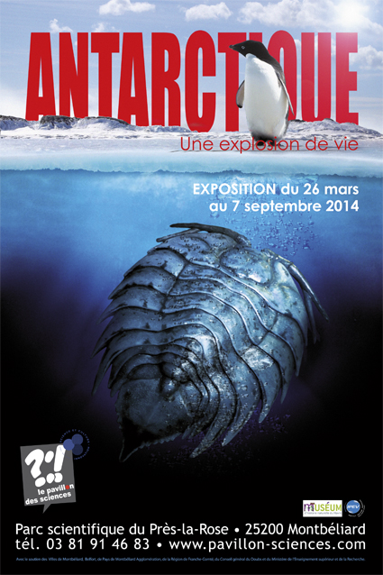 Affiche Exposition Antarctique